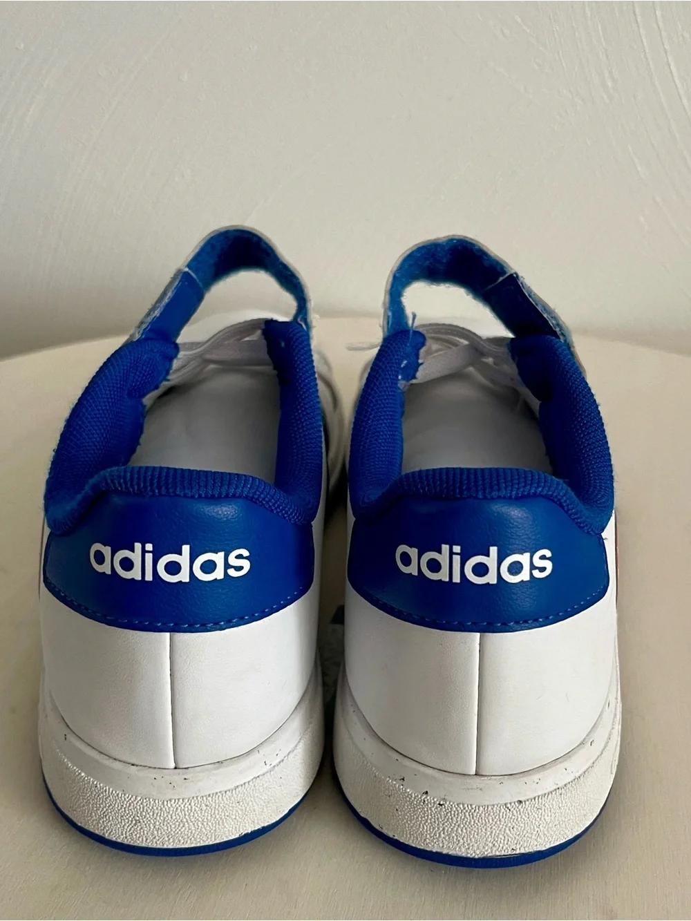 Adidas Grand Court Spider-Man Kids Web Stripe Velcro Lace Up CF Sneakers Size 3